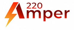 Логотип компании 220 ампер